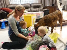 Katerina Damian - 12 months - opening 1st birthday presents 16