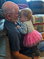 David Katerina - 12 months - cuddling 1